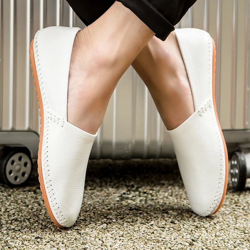 Olivia Sydney - Light Leather Loafers