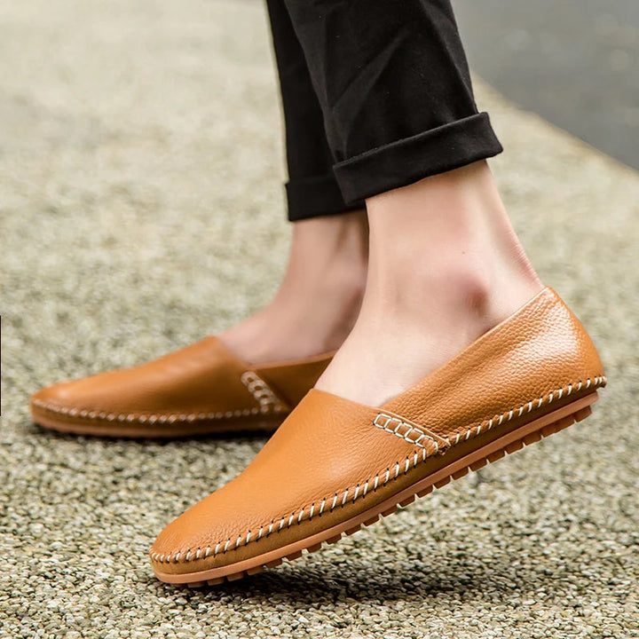 Olivia Sydney - Light Leather Loafers