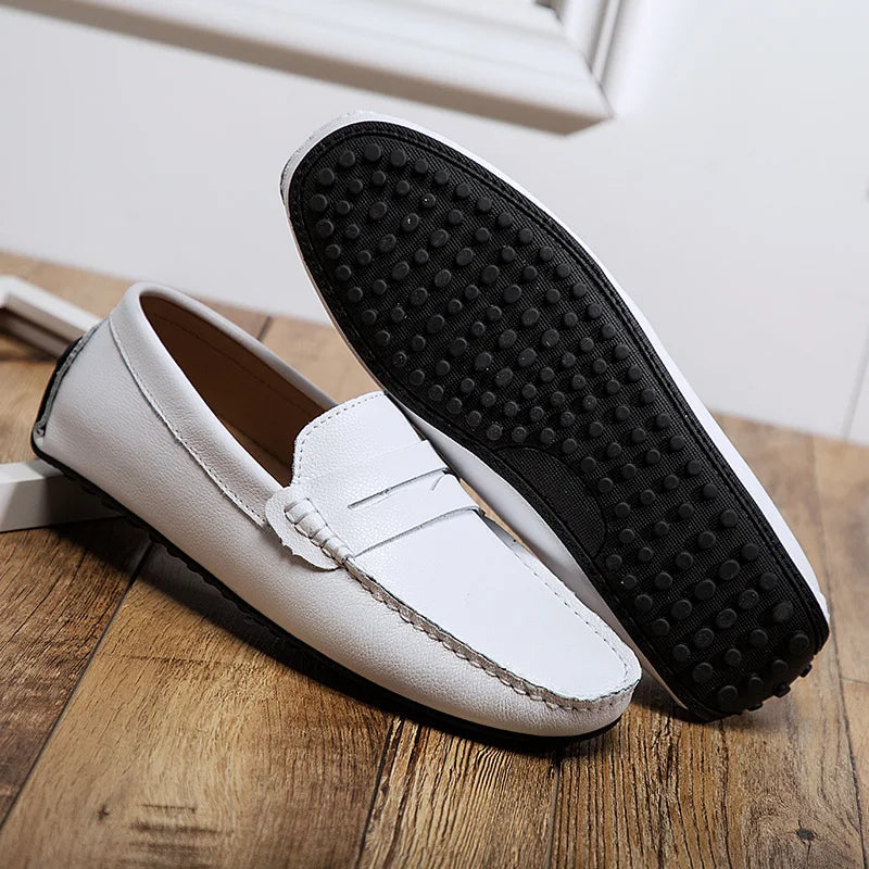 Olivia Sydney - Casual Summer Leather Loafers