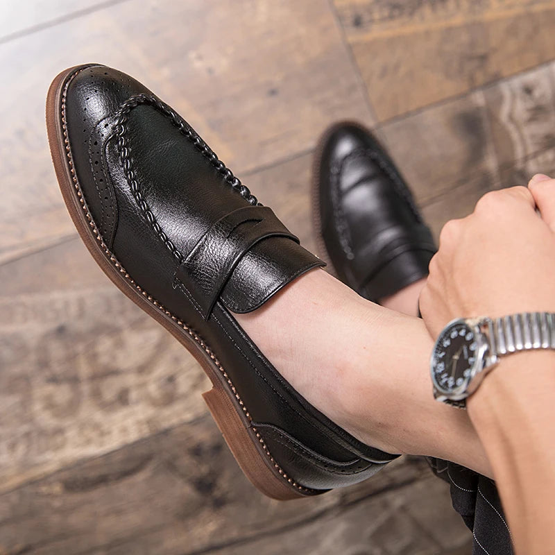 Olivia Sydney - Chic Leather Loafers