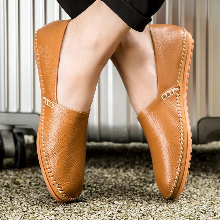 Olivia Sydney - Light Leather Loafers