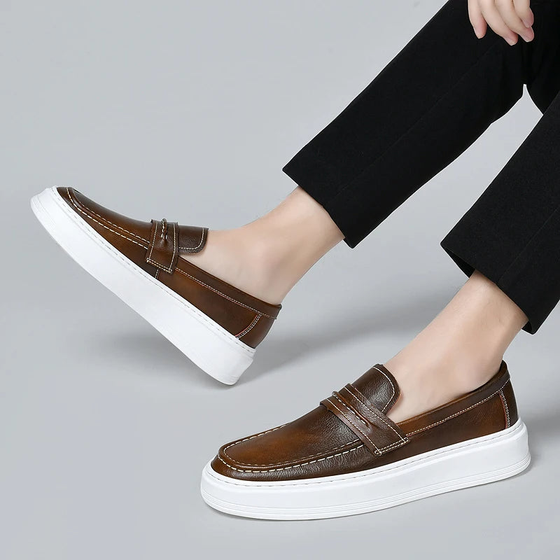 Olivia Sydney - Leather Boat Shoes