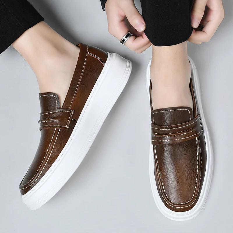 Olivia Sydney - Leather Boat Shoes