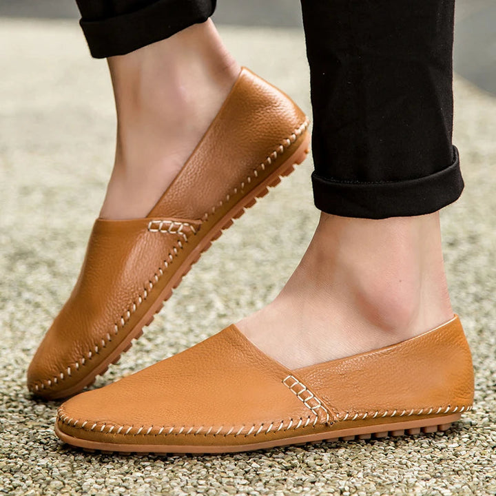Olivia Sydney - Light Leather Loafers