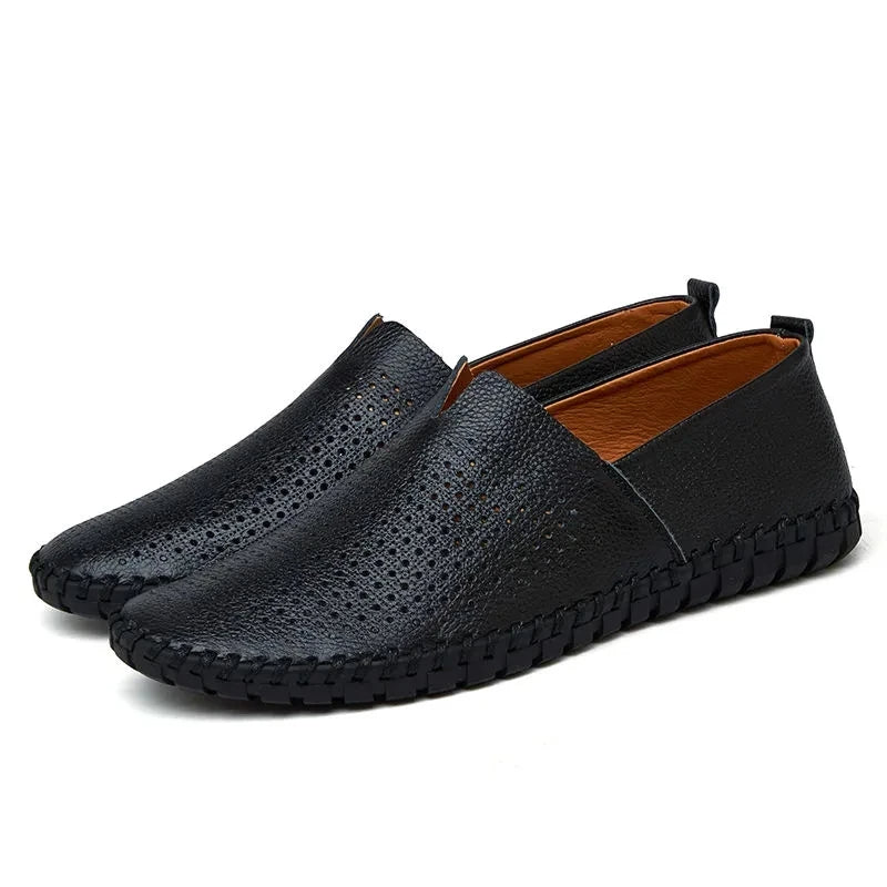 Olivia Sydney - Breathable Leather Loafers
