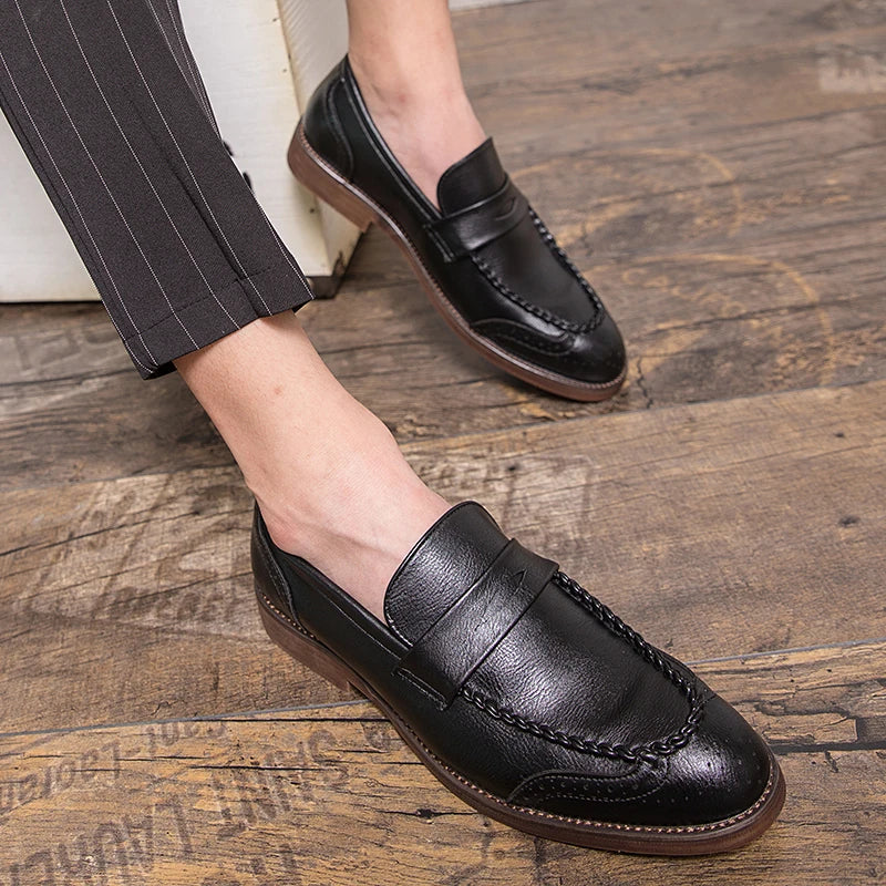 Olivia Sydney - Chic Leather Loafers