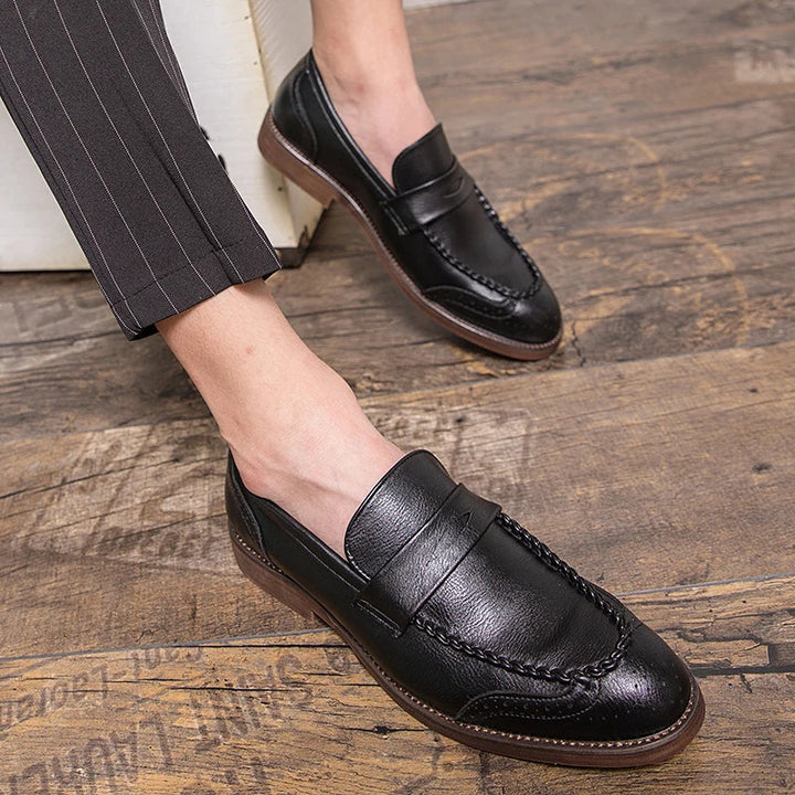 Olivia Sydney - Chic Leather Loafers