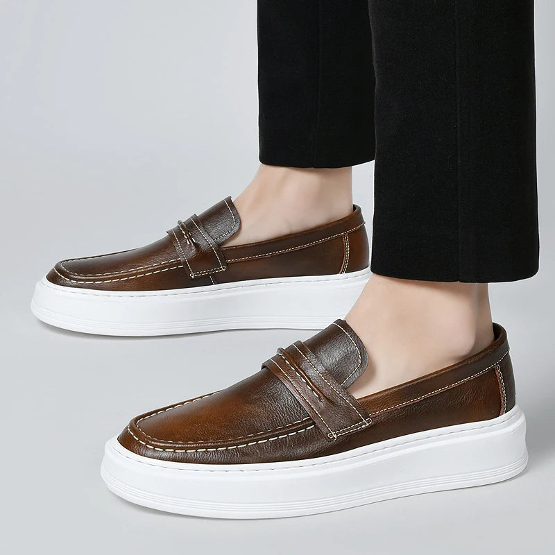 Olivia Sydney - Leather Boat Shoes