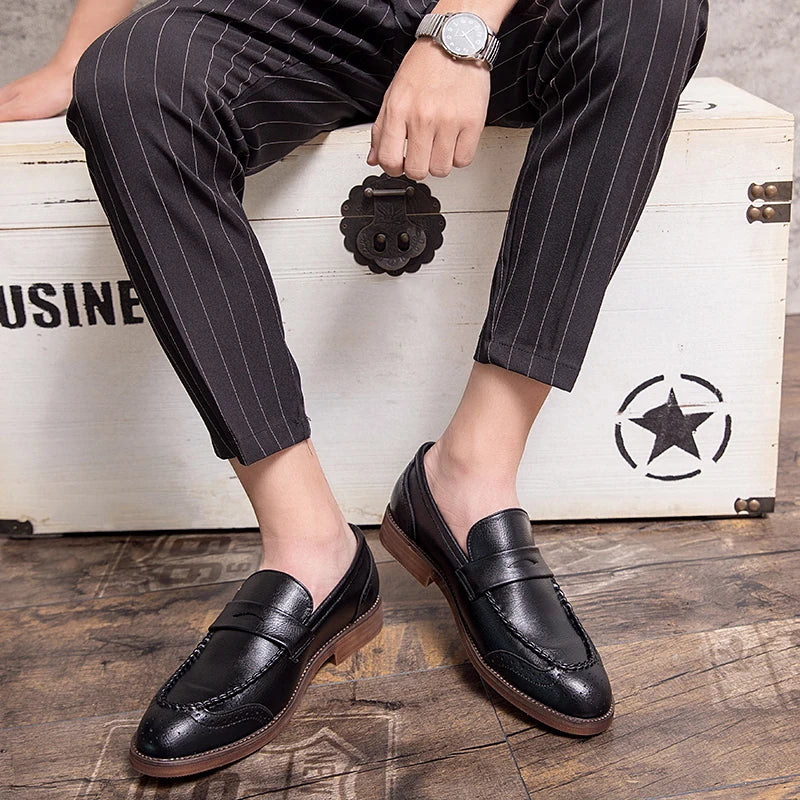 Olivia Sydney - Chic Leather Loafers