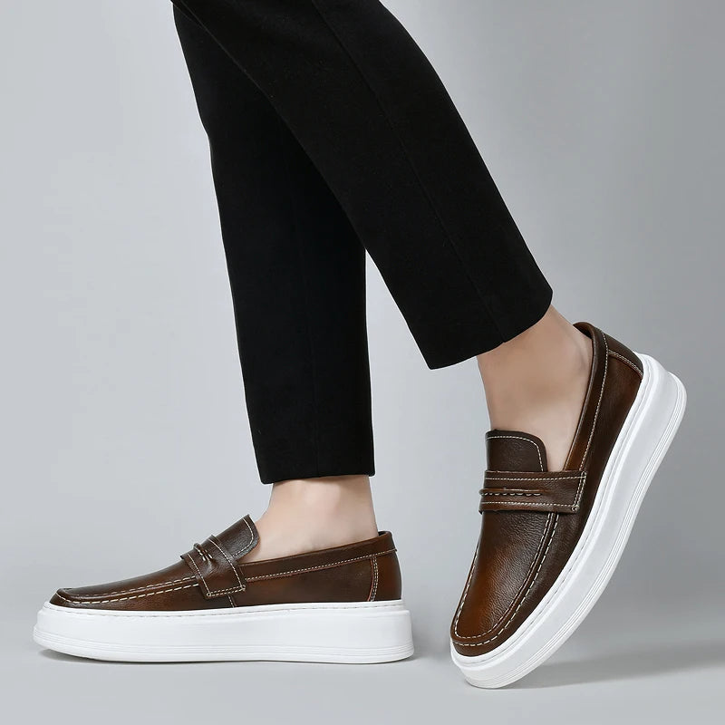 Olivia Sydney - Leather Boat Shoes