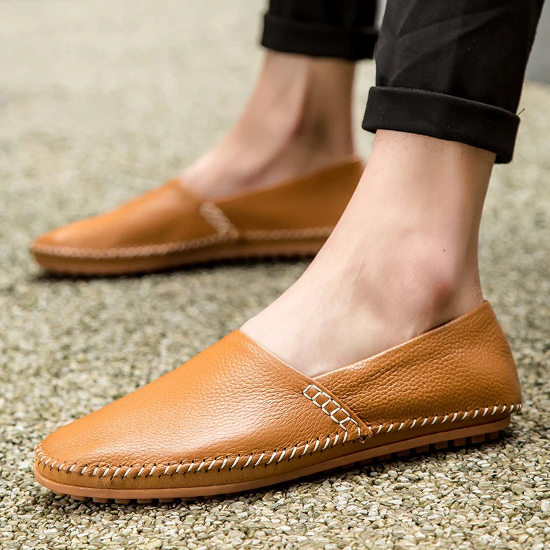 Olivia Sydney - Light Leather Loafers