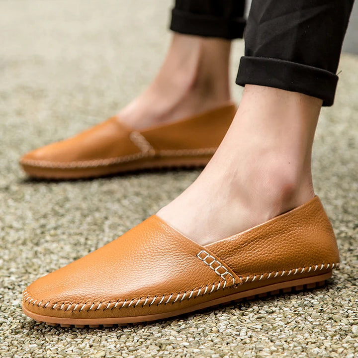 Olivia Sydney - Light Leather Loafers