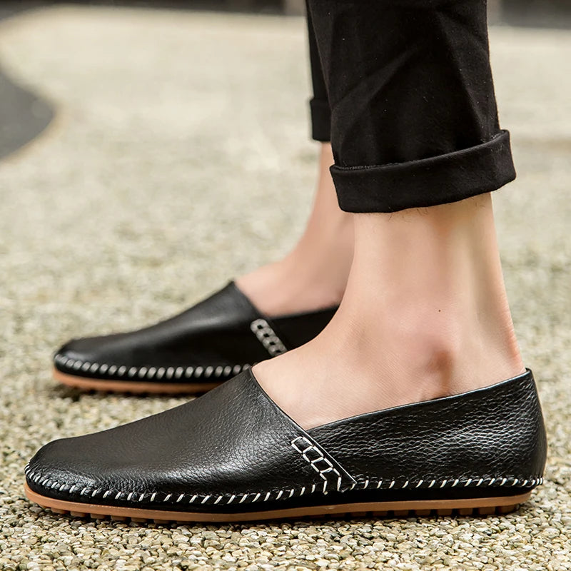 Olivia Sydney - Light Leather Loafers