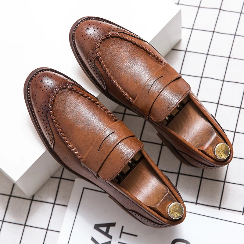 Olivia Sydney - Chic Leather Loafers