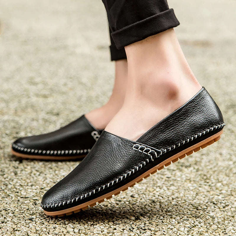 Olivia Sydney - Light Leather Loafers