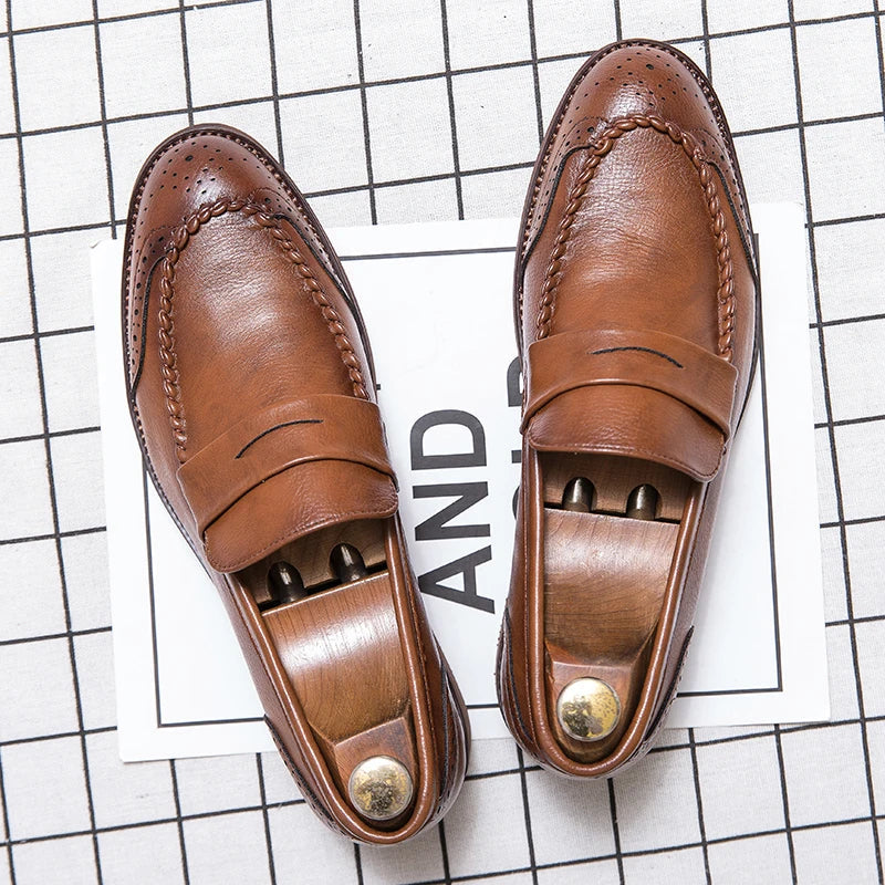 Olivia Sydney - Chic Leather Loafers
