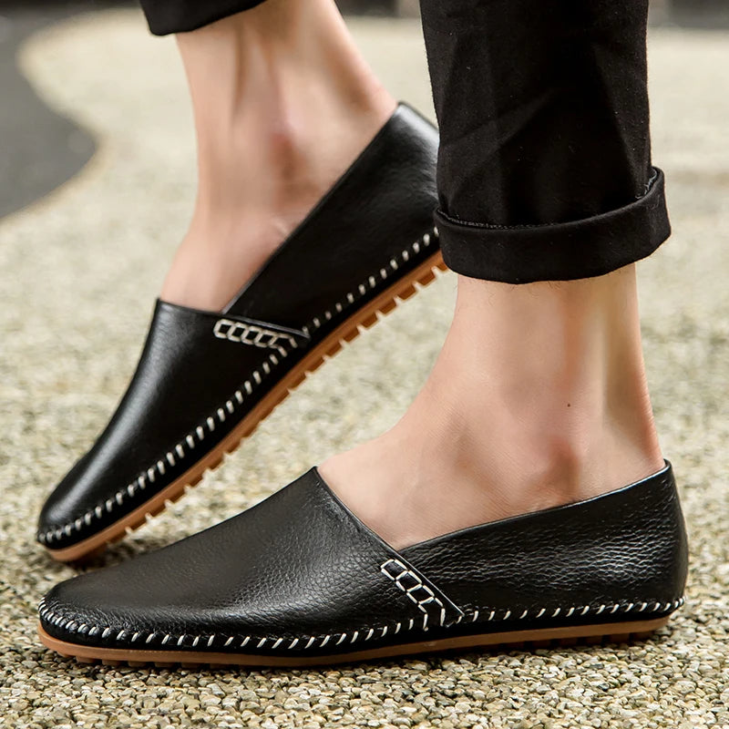 Olivia Sydney - Light Leather Loafers