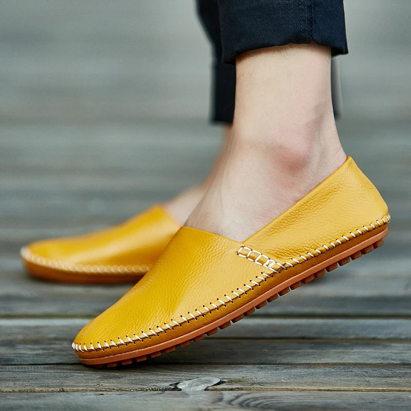 Olivia Sydney - Light Leather Loafers