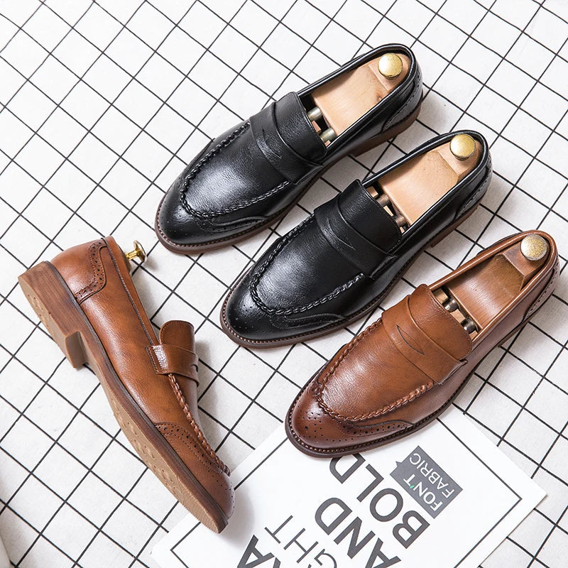 Olivia Sydney - Chic Leather Loafers