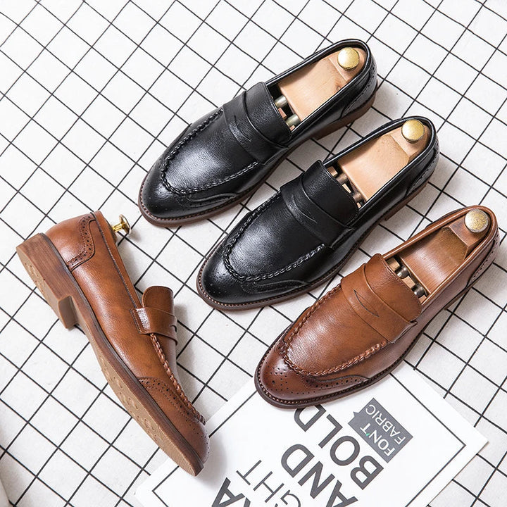 Olivia Sydney - Chic Leather Loafers
