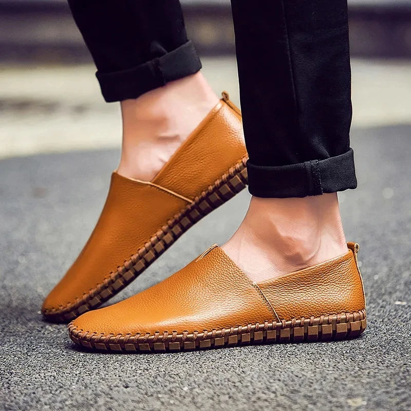 Olivia Sydney - Breathable Leather Loafers