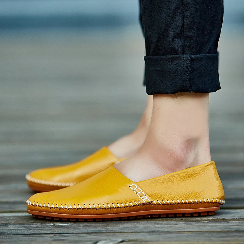 Olivia Sydney - Light Leather Loafers