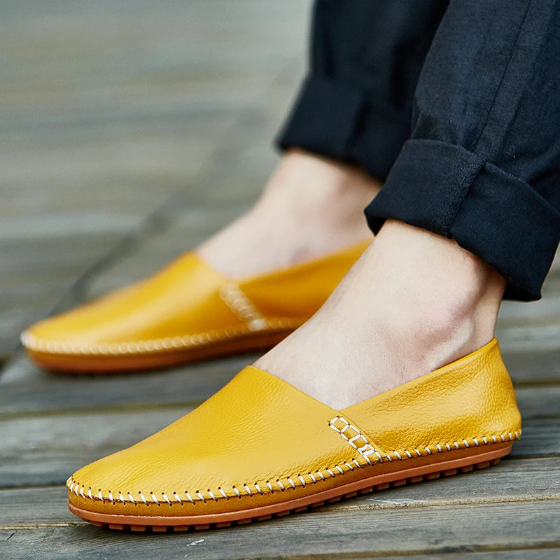 Olivia Sydney - Light Leather Loafers