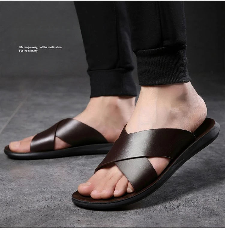 Olivia Sydney - Elegant Leather Sandals
