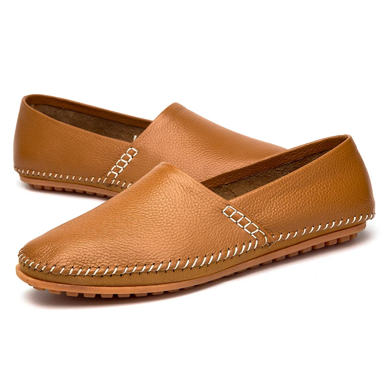 Olivia Sydney - Light Leather Loafers