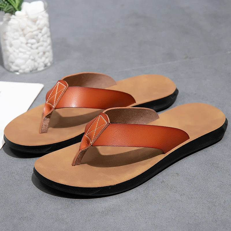 Olivia Sydney - Casual Leather Sandals