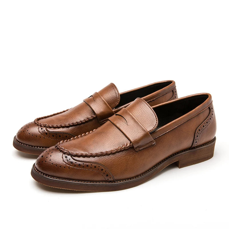 Olivia Sydney - Chic Leather Loafers