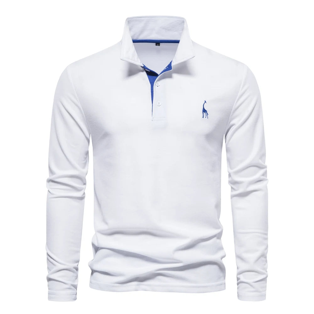 Olivia Sydney - Casual Long Sleeve Polo Shirt