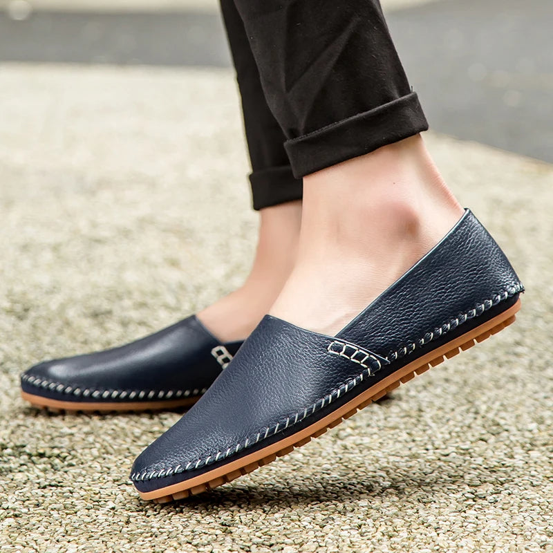 Olivia Sydney - Light Leather Loafers