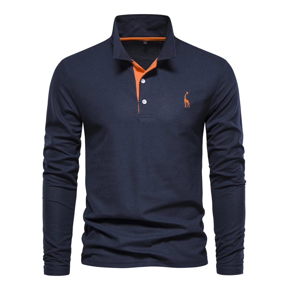 Olivia Sydney - Casual Long Sleeve Polo Shirt