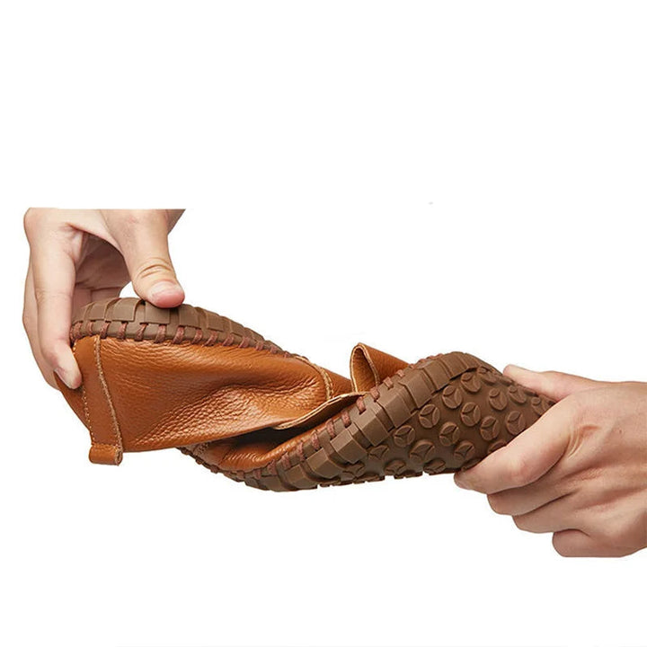 Olivia Sydney - Breathable Leather Loafers