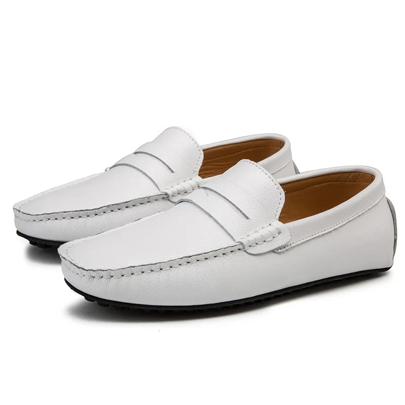 Olivia Sydney - Casual Summer Leather Loafers