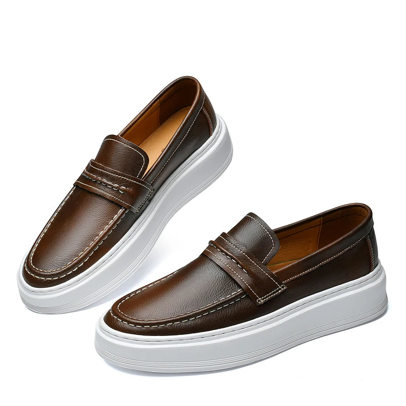Olivia Sydney - Leather Boat Shoes