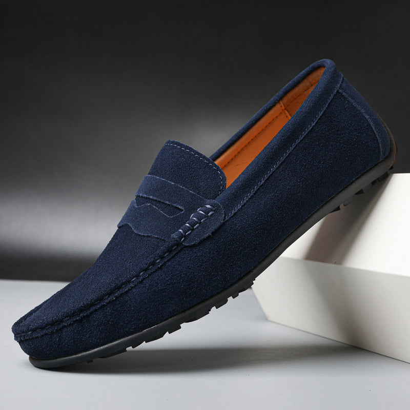 Olivia Sydney - Retro Suede Loafers for Men
