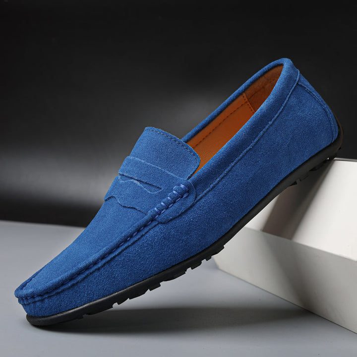 Olivia Sydney - Retro Suede Loafers for Men