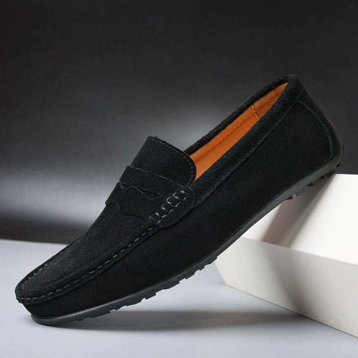 Olivia Sydney - Retro Suede Loafers for Men