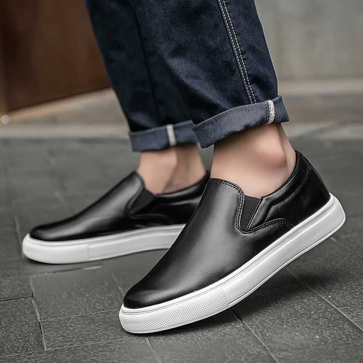 Olivia Sydney - Casual Leather Slip-Ons
