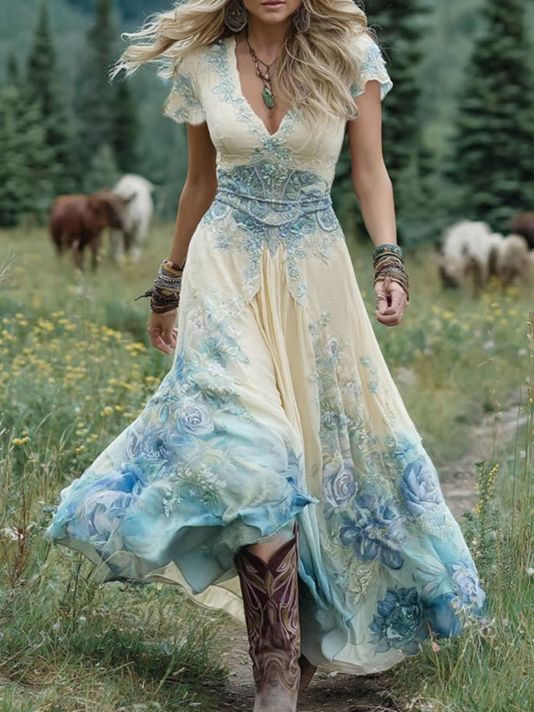 Olivia Sydney - Floral Maxi Dress