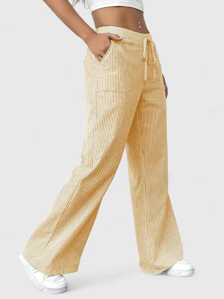 Olivia Sydney - Comfortable Wide-Leg Pants with Elegant Details