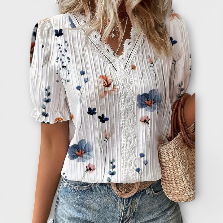 Olivia Sydney - V-Neck Blouse