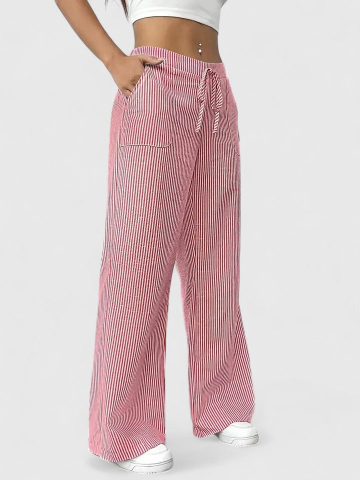 Olivia Sydney - Comfortable Wide-Leg Pants with Elegant Details