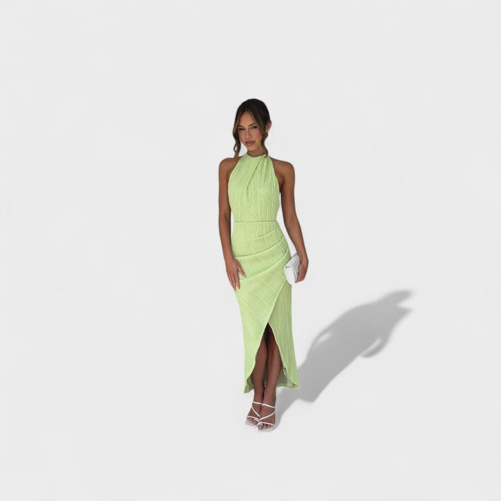 Olivia Sydney - Pleated Long Dress