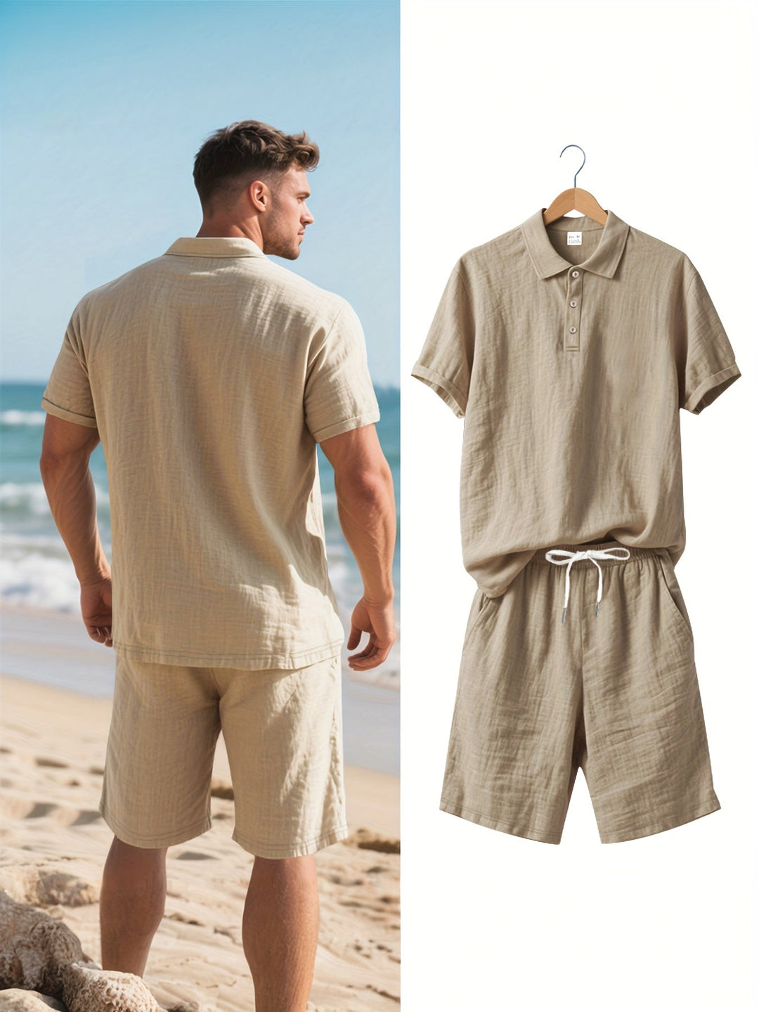 Olivia Sydney - Men's Linen Set
