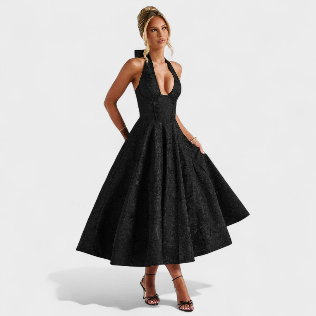 Olivia Sydney - Textured Midi Dress