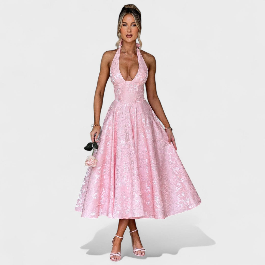 Olivia Sydney - Textured Midi Dress