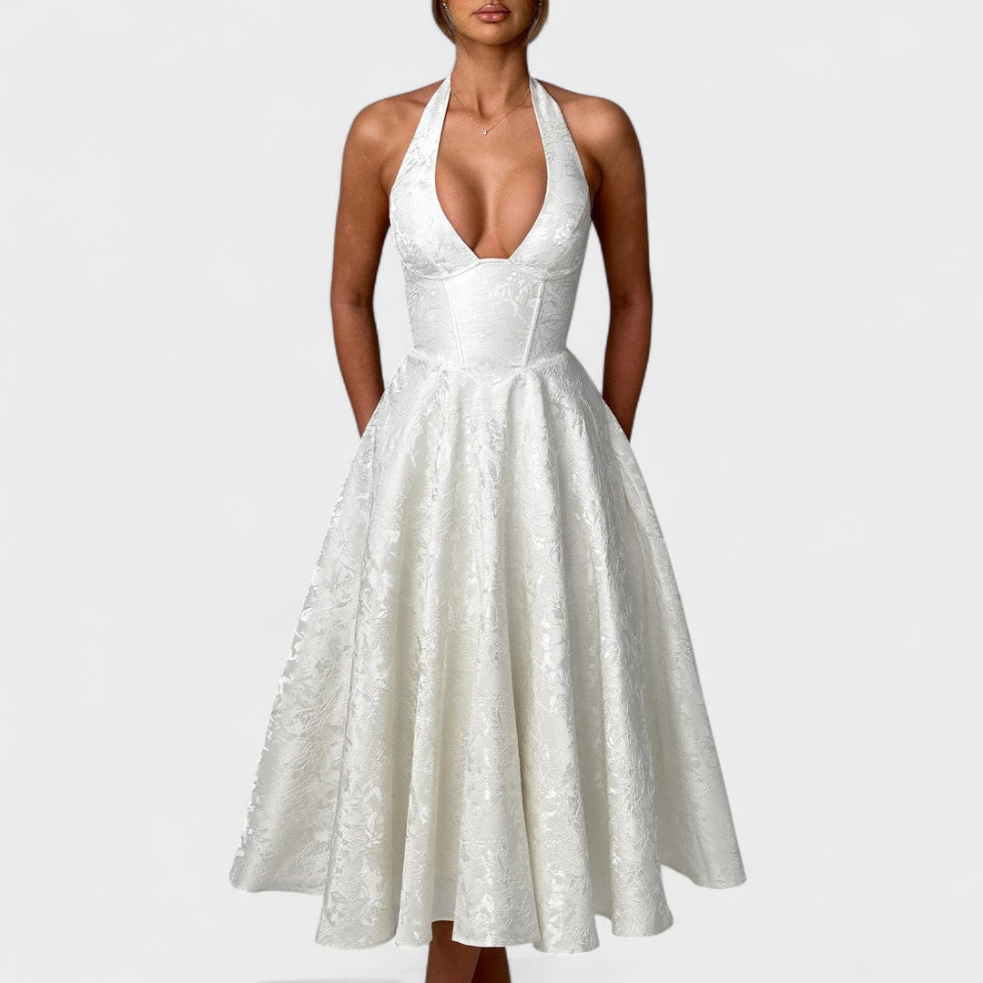 Olivia Sydney - Textured Midi Dress